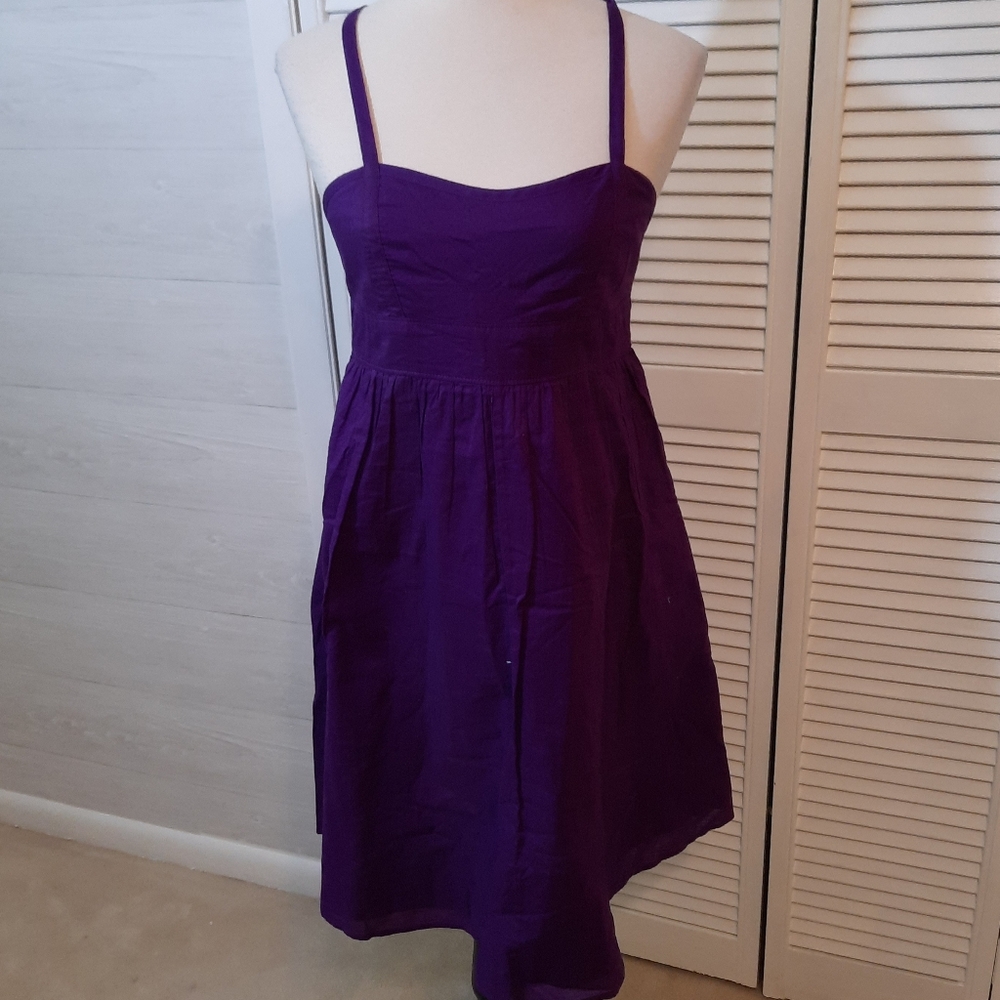 RARE vtg Gap cotton amethyst sundress sz small *O